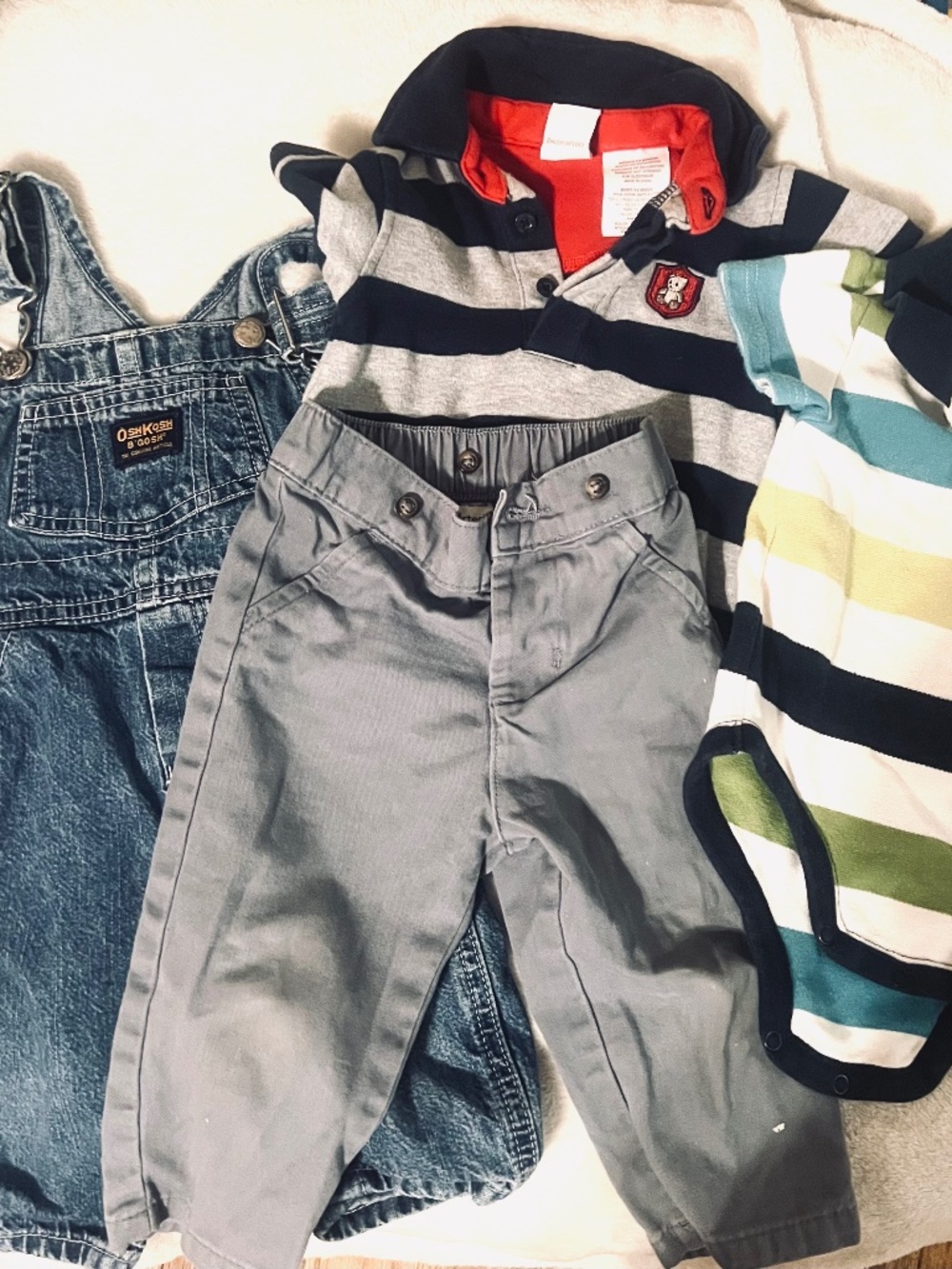 Lot Baby Boy 6 mo Clothes Summer Fall OshKosh